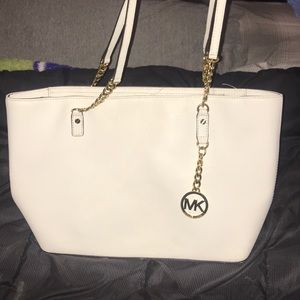 Michael Kors White Tote